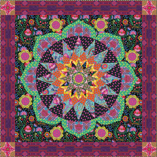 ROBIN RUTH DESIGNS - FLOWER POWER QUILT KIT