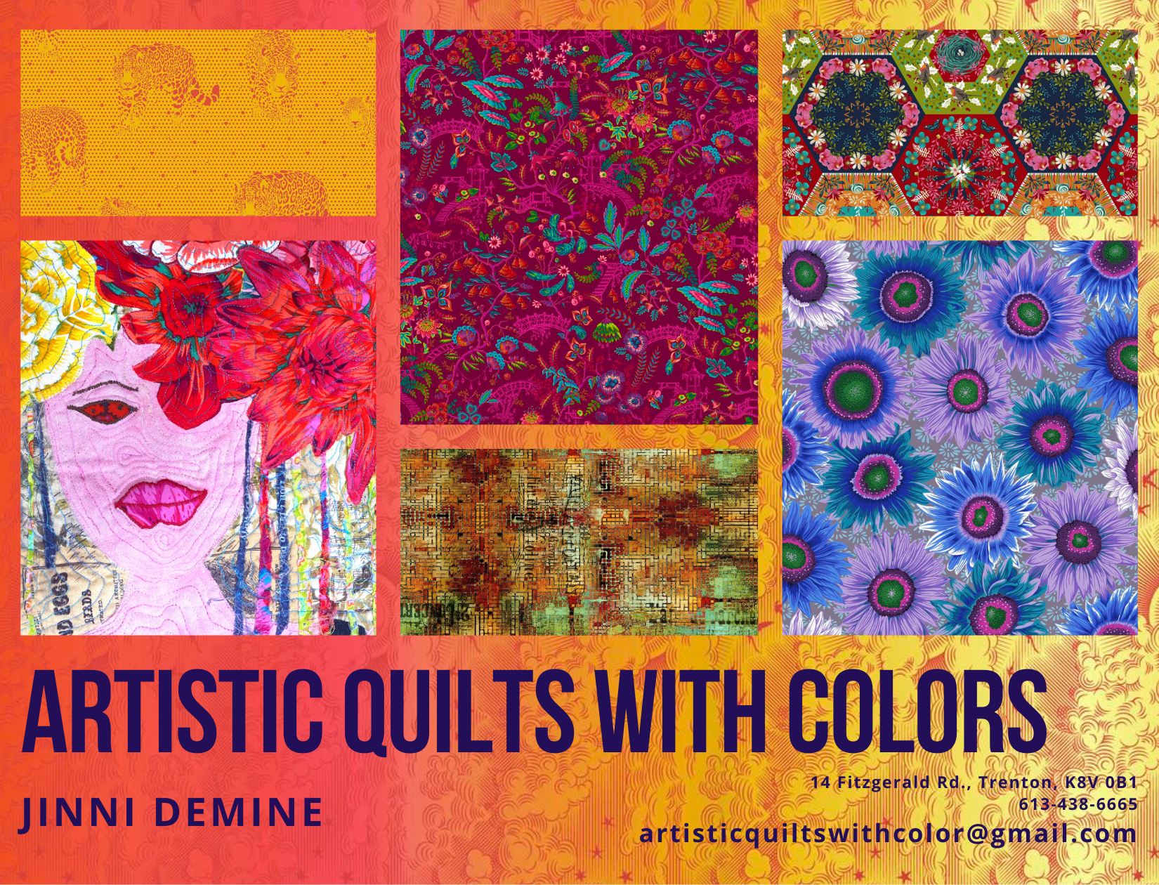 ARTISTIC QUILTS WITH COLORS GIFT CARD