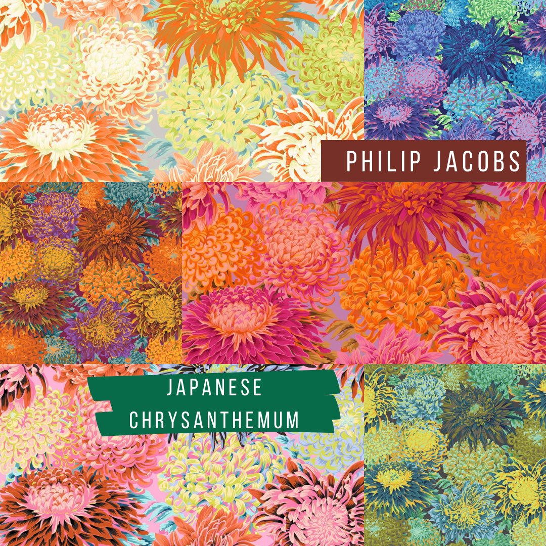 KAFFE FASSETT COLLECTIVE - PHILIP JACOBS - JAPANESE CHRYSANTHEMUM