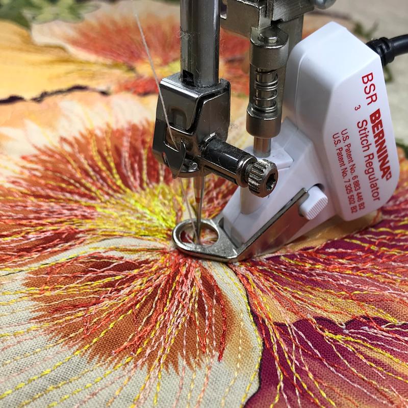 Freemotion quilting