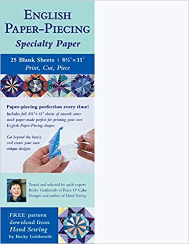 English -  Paper Piecing - Specialty Paper