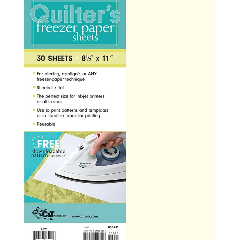 Quilter's -  Freezer Paper Piecing, 30 Sheets