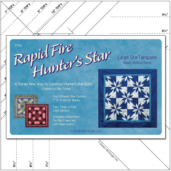 STUDIO 180 DESIGN - Rapid Fire Hunter's Star - Large Star Ruler