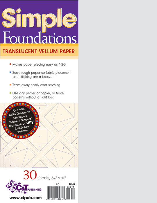 Simple Foundations - Piecing - Translucent Vellum