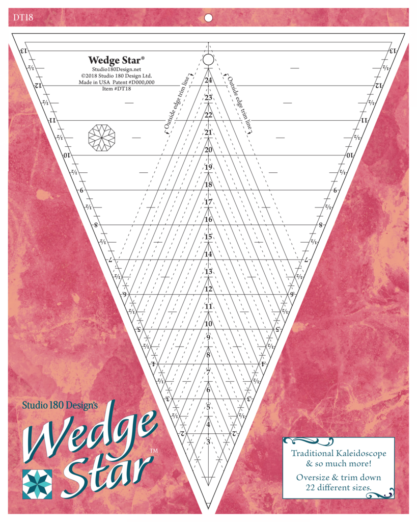 STUDIO 180 DESIGN - Wedge Star Ruler