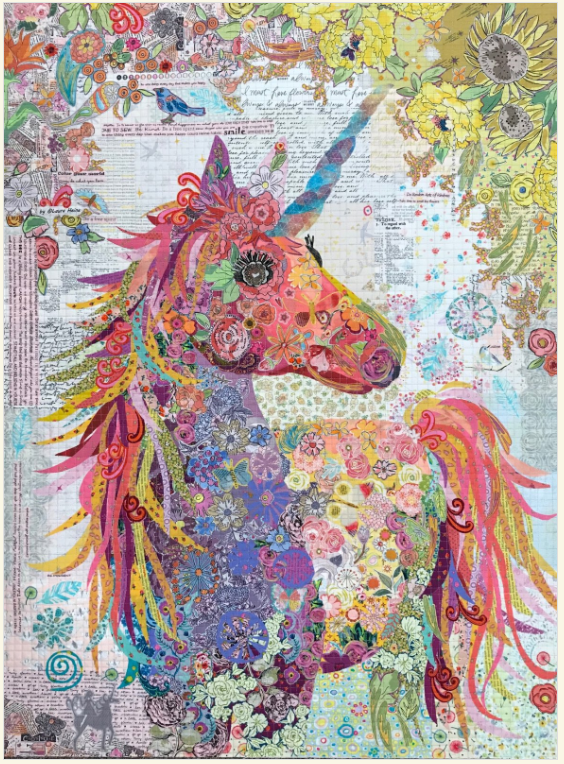 LAURA HEINE - Nola - A Unicorn Collage Pattern