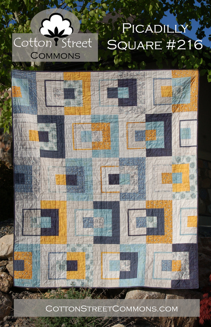 COTTON STREET COMMONS - Picadilly Square Quilt Pattern