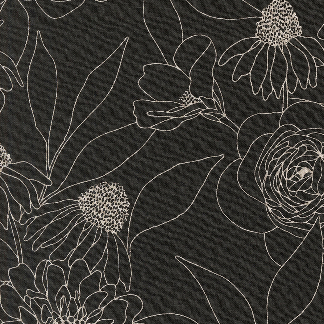 ALLI K DESIGN - BOTANY - Mochi Linen, Ink 511557L-12