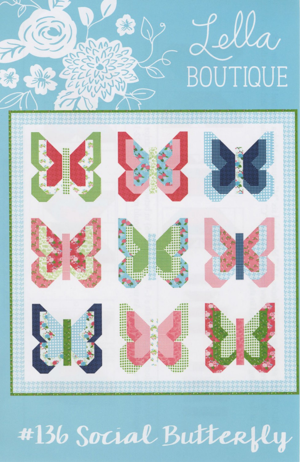 Lella Boutique - Social Butterfly Quilt Pattern