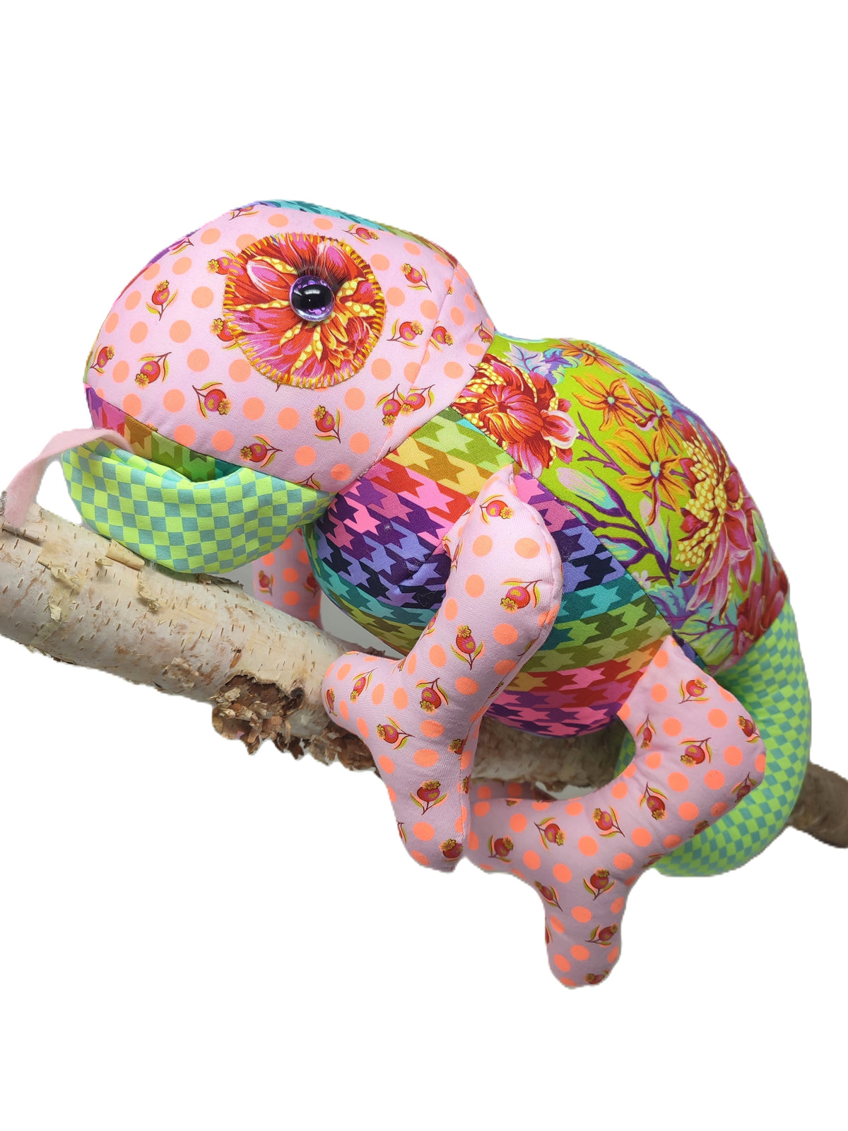 Funky Implement FUNKY FRIENDS FACTORY - Coco Chameleon KIT – Artistic Quilts with ...
