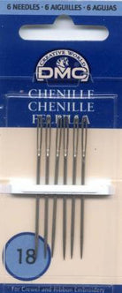 DMC - Chenille Sharps Needles Size 18