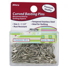 Curved Basting Pins 1-1/2in 50ct