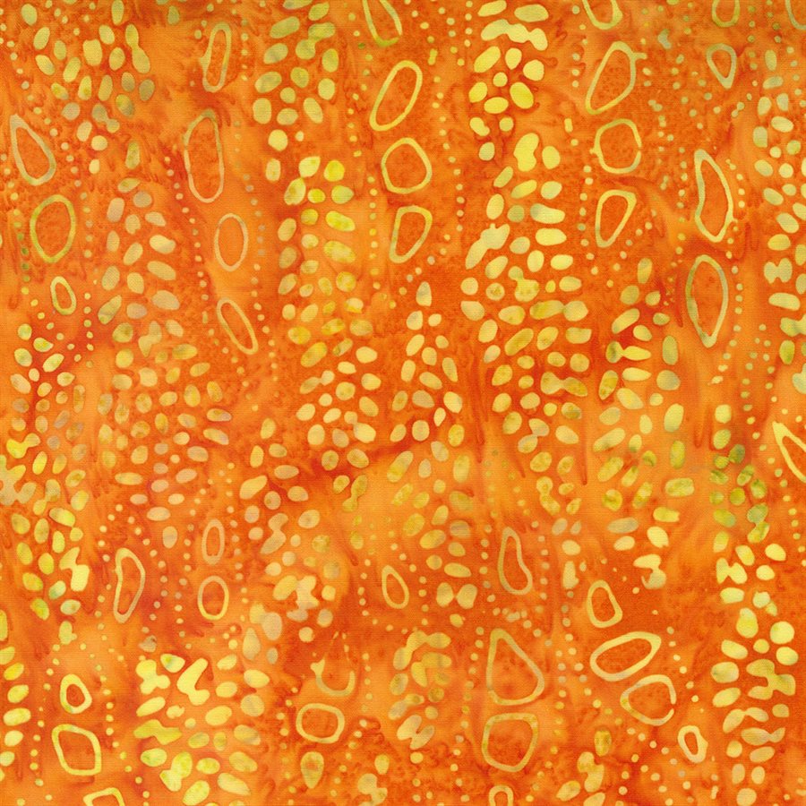 MODA FABRICS- Chroma Batiks, Orange