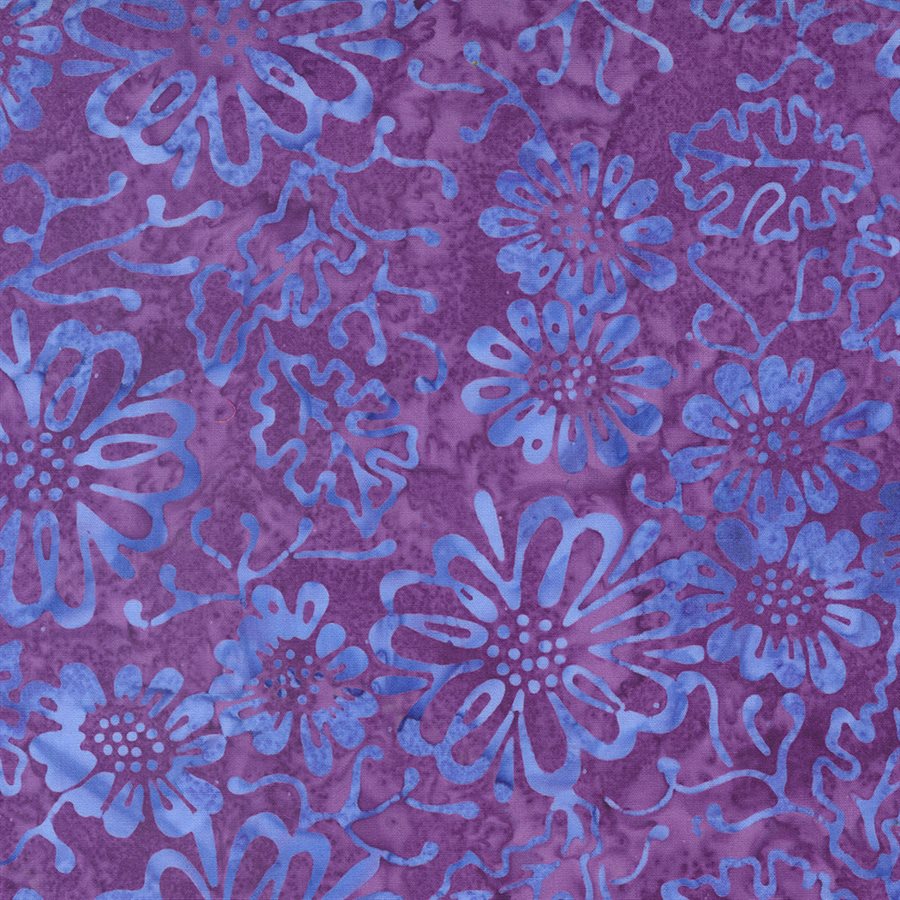 MODA FABRICS- Chroma Batiks, Plum