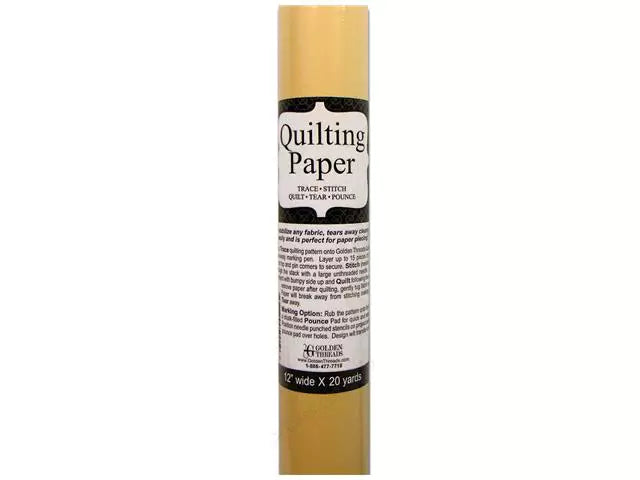 Golden Threads Quilting Paper - 12"