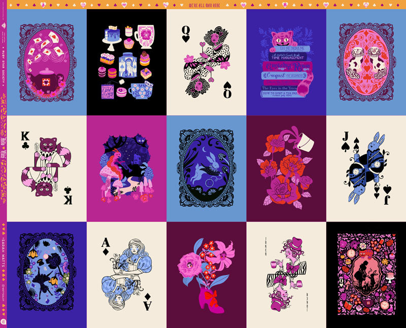 RUBY STAR SOCIETY - SARAH WATTS - Hello Alice - Wonderland Panel 521200-11