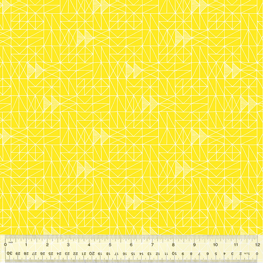 SASSAFRAS LANE DESIGNS - Foundation 2 - Patchwork, Yellow 54639-13