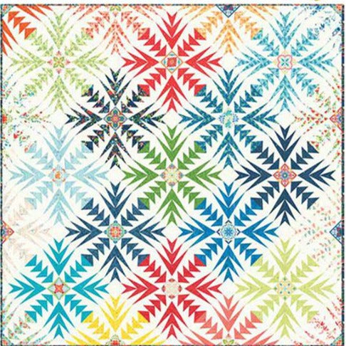 SARAH THOMAS OF SARIDITTY - RAINBOW SPICE, Agave Quilt Kit