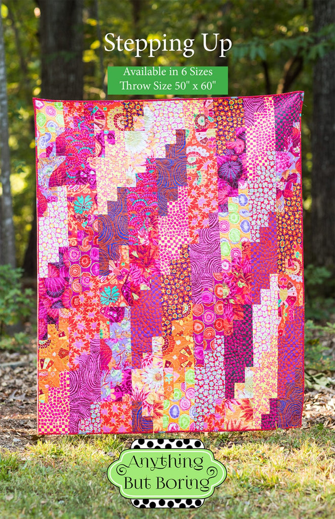Anything But Boring - Stepping Up Quilt