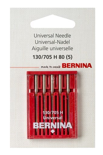 BERNINA CANADA  –  Needles – UNIVERSAL - Size 80/12, 5PK