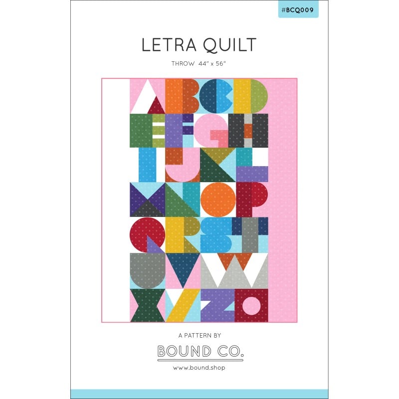 BOUND CO. - Letra Quilt Pattern P03937 BCQ009