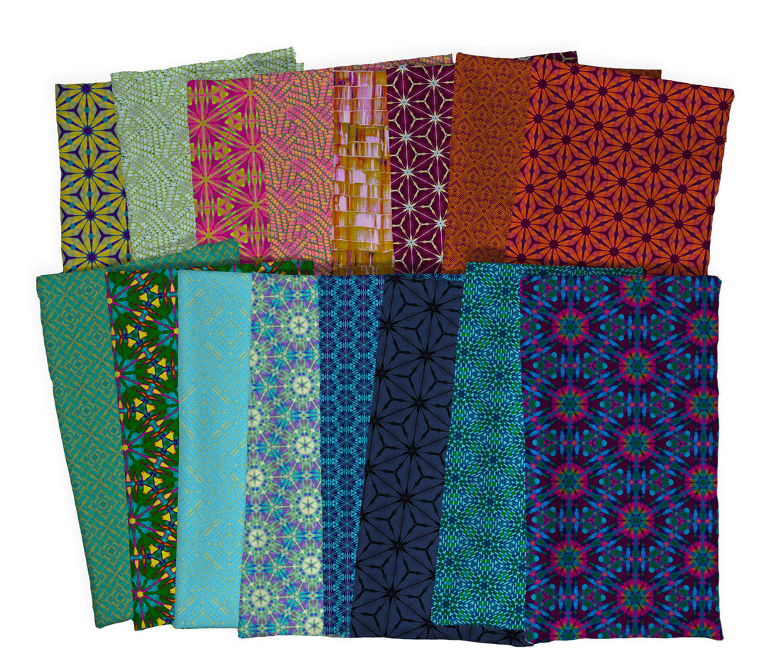 BILLY REUE - Kaleidoscope - Pre-cut Bundles FB4FQBR.KALEIDOSCOPE