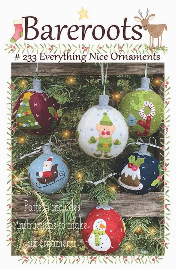 BAREROOTS - Everything Nice Christmas - Ornaments Pattern