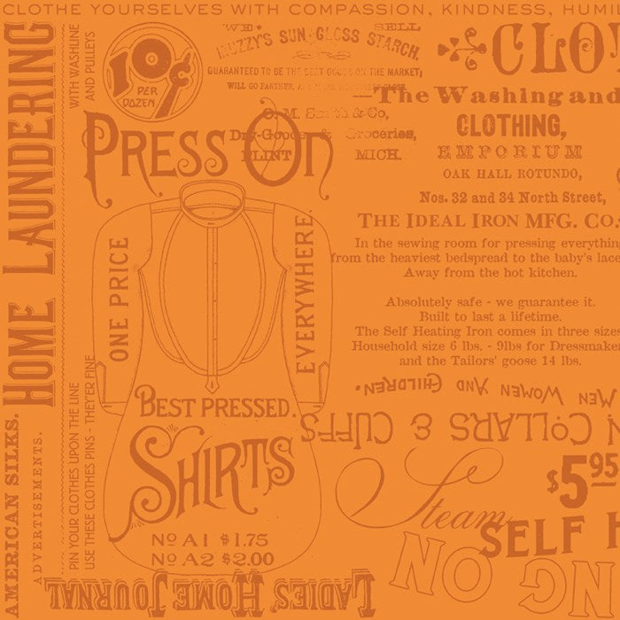 J. WECKER FRISCH - PRESS ON - Pressing Matters, Orange