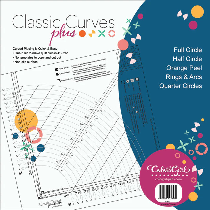 Color Girl Quilts - Classic Curves PLUS Ruler