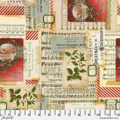 TIM HOLTZ - HOLIDAY PAST - Holiday Collage Canvas, Multi 