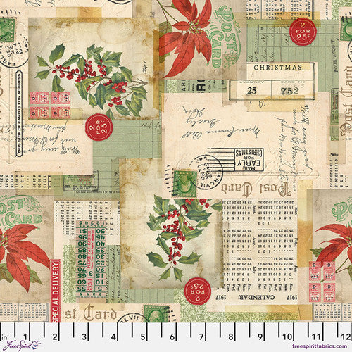TIM HOLTZ - HOLIDAY PAST - Postcard Collage Canvas, Multi