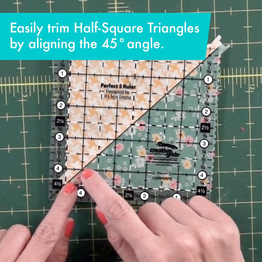 CREATIVE GRIDS Perfect 5 Ruler