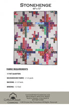 COTTON STREET COMMONS - Stonehenge Quilt Pattern