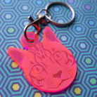 PAPER PIECES - TULA PINK - Cat Keychain