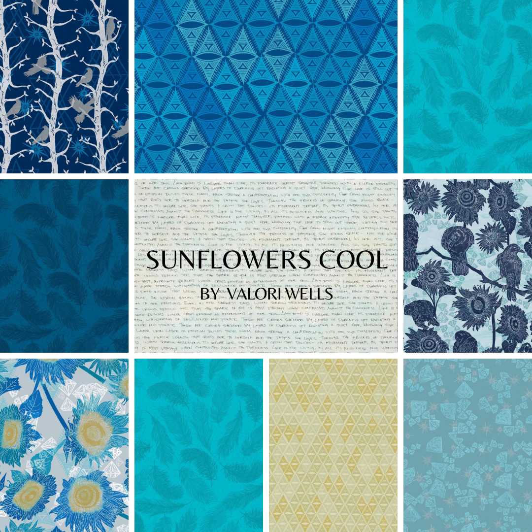 VALORI WELLS - The Wisdom - Sunflowers, Cool Pre-cut bundle – Artistic ...