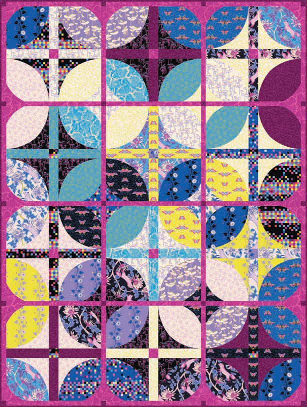 Ruby Star Patterns RUBY STAR SOCIETY - SARAH WATTS - Glow Garden - Courtyard Quilt Kit ...
