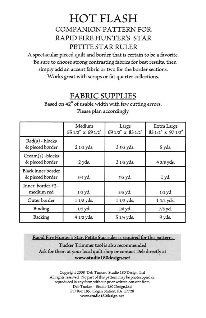 Hot Flash Pattern