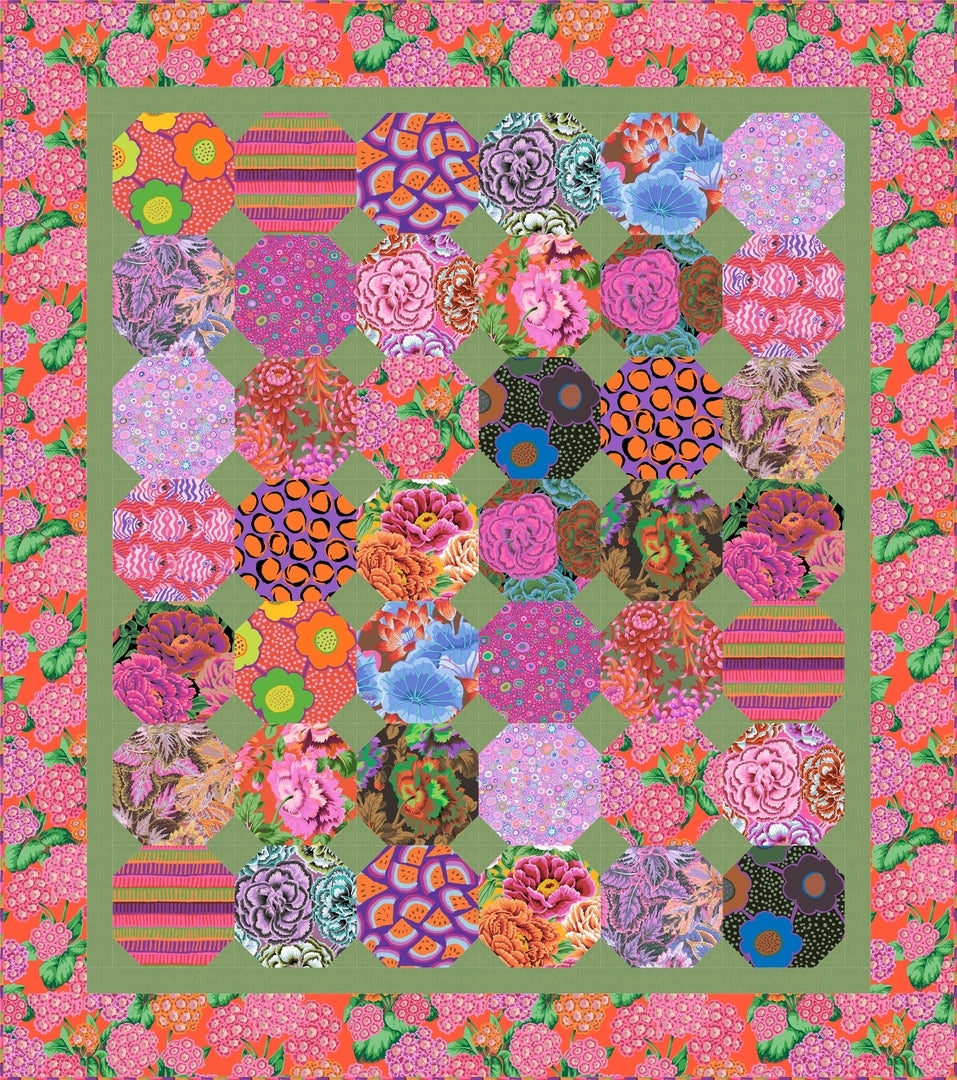 KAFFE FASSETT - KFC AUGUST 2025 - Dotty Quilt Kit - HOT