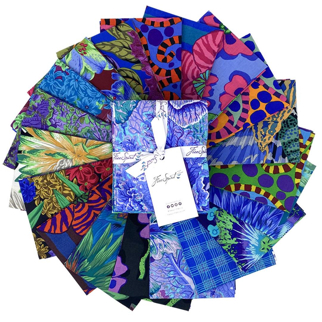 KAFFE FASSETT COLLECTION AUGUST 2023 - FQ 19pcs - Cool