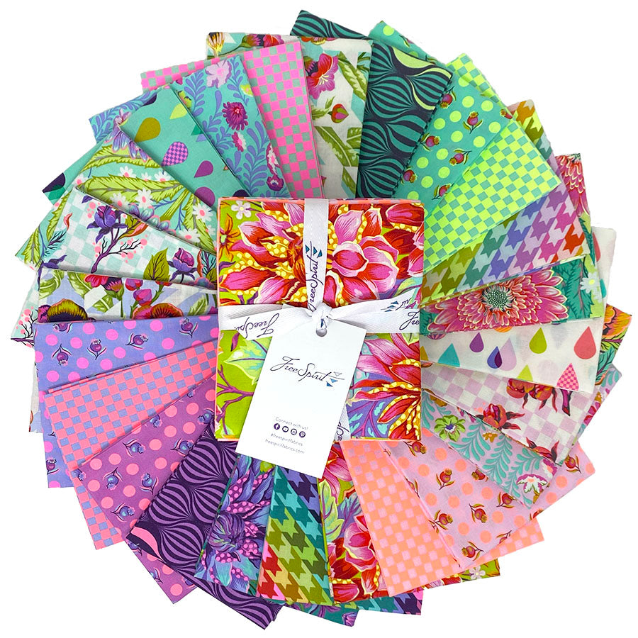 TULA PINK - UNTAMED - FAT QUARTER BUNDLE