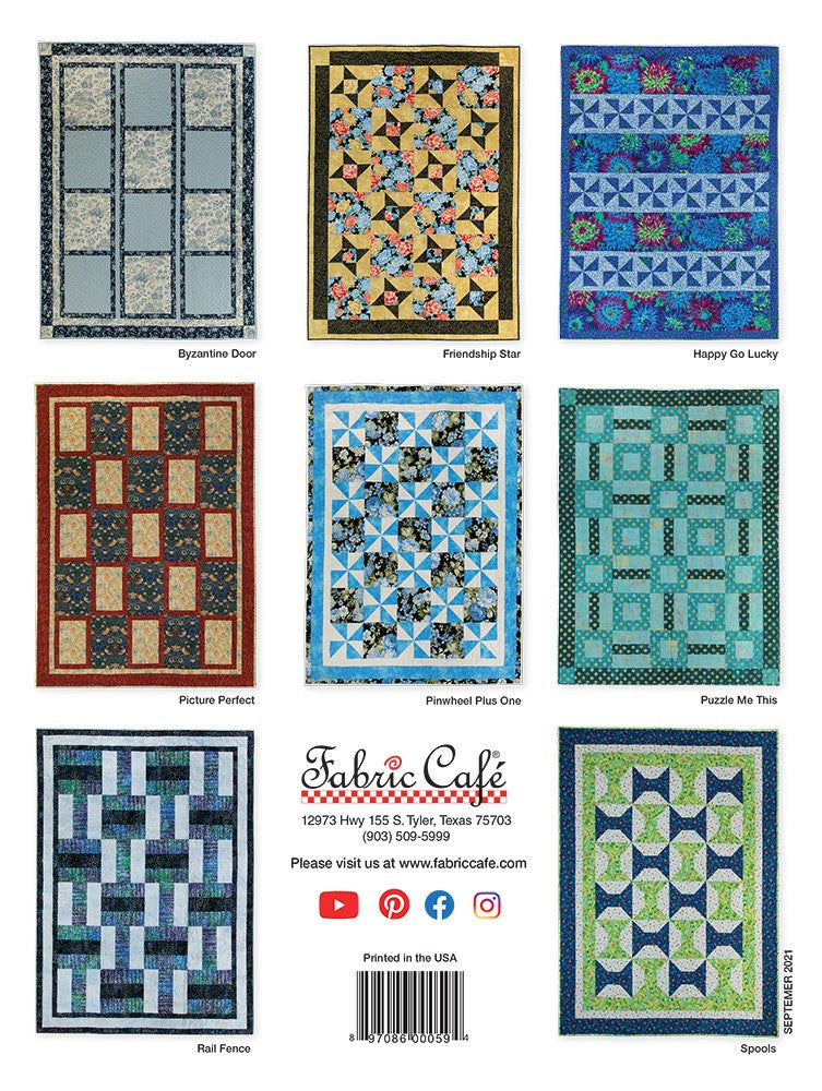 FABRIC CAFE - Quick & Easy 3-Yard Quilts