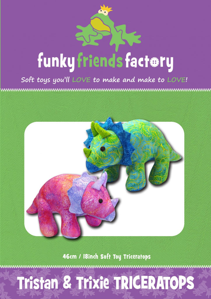 FUNKY FRIENDS FACTORY - Trixie & Tristan Triceratops
