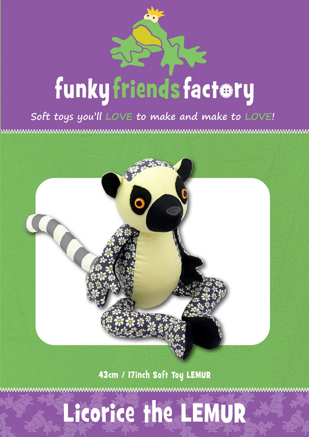 FUNKY FRIENDS FACTORY - Licorice The Lemur