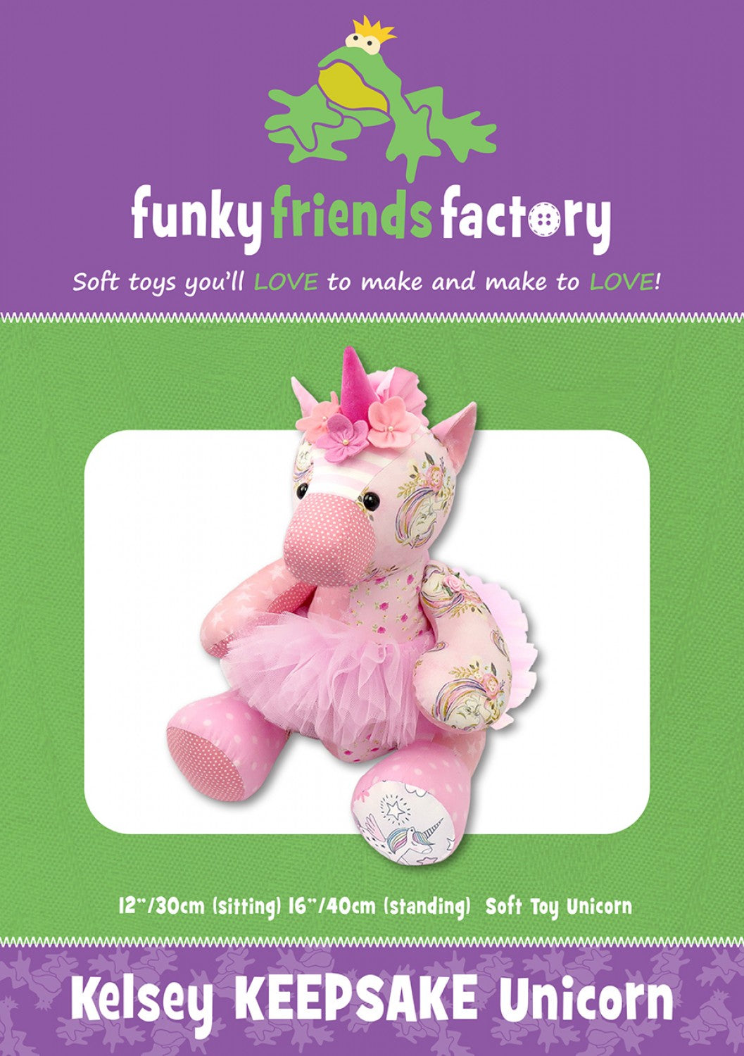 FUNKY FRIENDS FACTORY - Kelsey Keepsake Unicorn