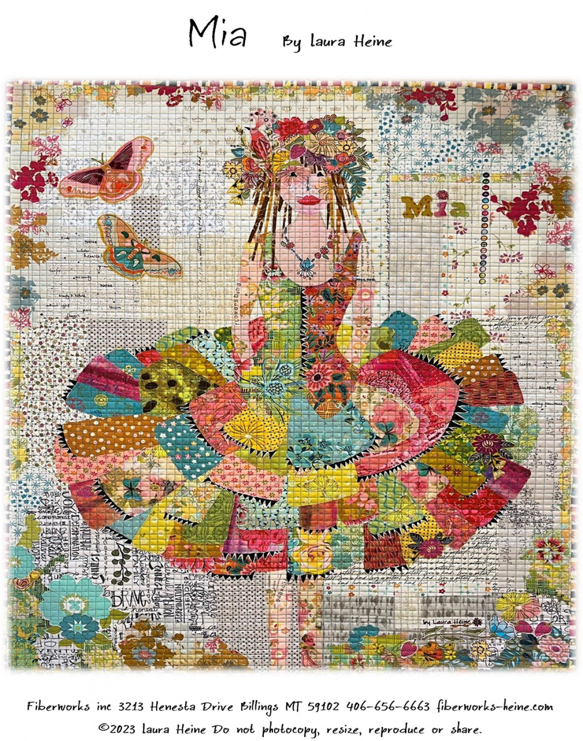 LAURA HEINE - Mia Collage Pattern