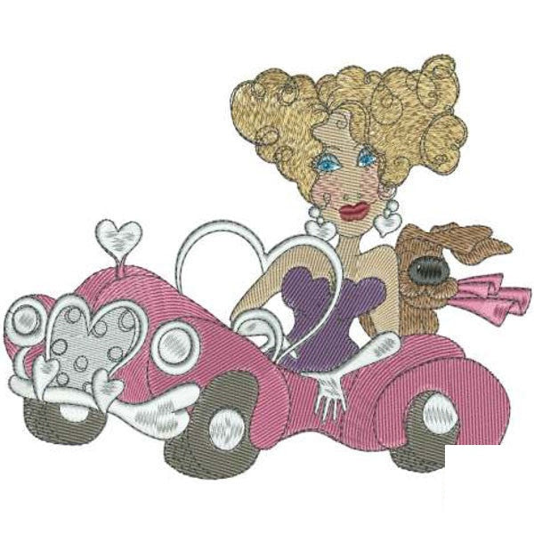LORALIE DESIGNS - Fast Women Filled Embroidery Machine Design Collection