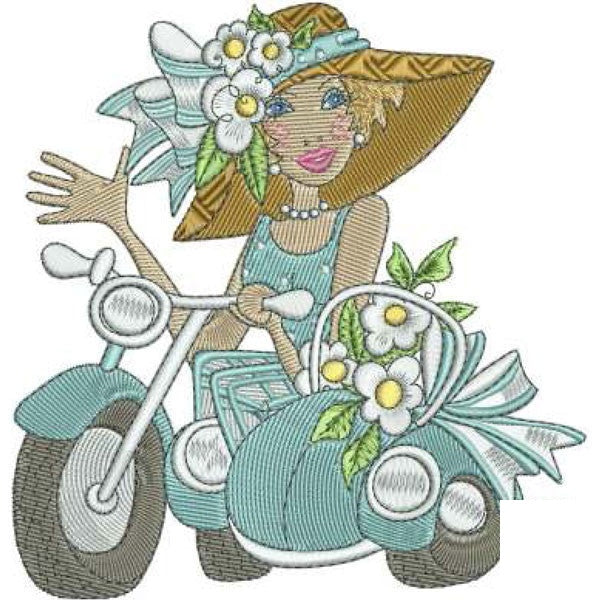LORALIE DESIGNS - Fast Women Filled Embroidery Machine Design Collection