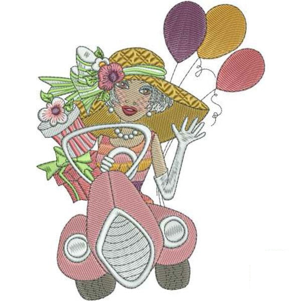 LORALIE DESIGNS - Fast Women Filled Embroidery Machine Design Collection