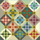 SEW KIND OF WONDERFUL - FIELD CLOTH - Compass QUILT KIT 