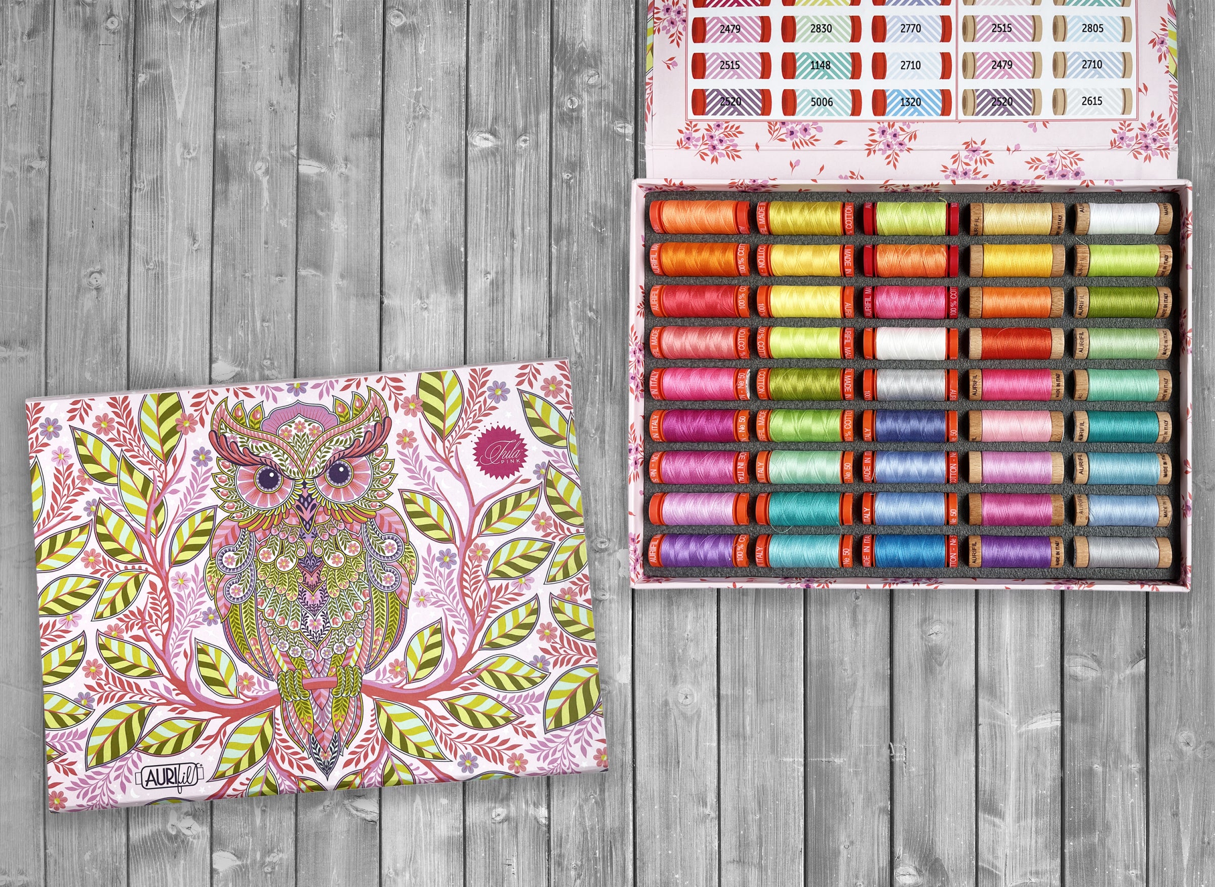 AURIFIL - TULA PINK - Full Moon Forest II 12wt, 50wt, 80wt Collection